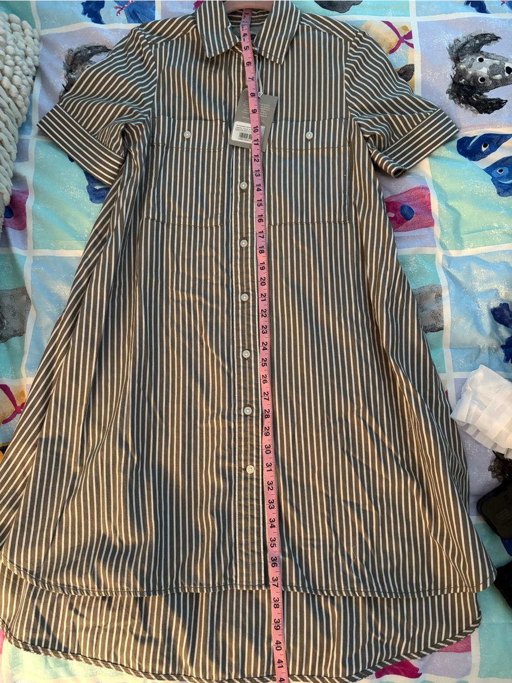 Everlane The Daytripper Shirtdress Kalamata/canvas tan XXS NWT - Picture 9 of 11